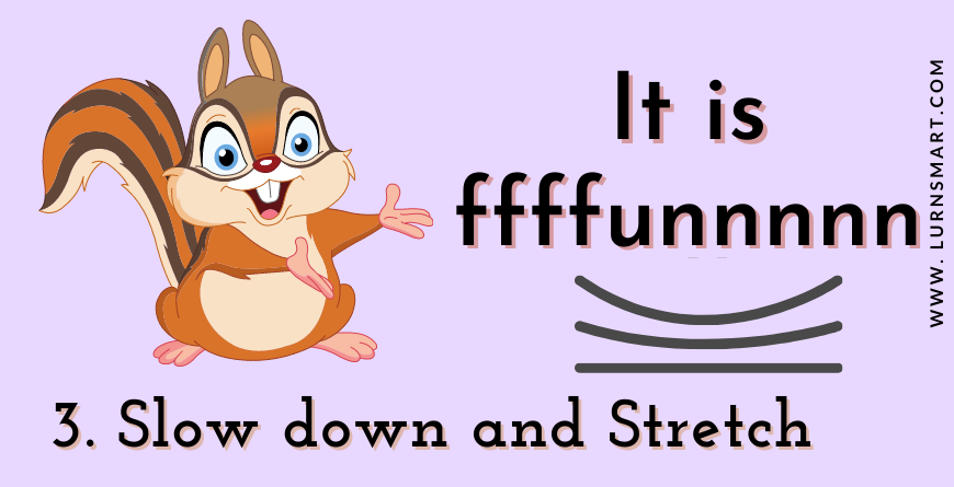 blending phonics games - slow down and stretch