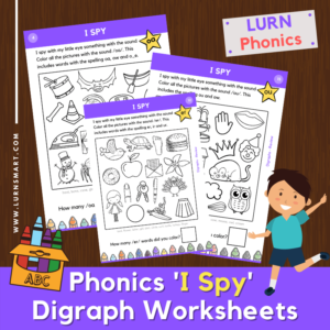 I Spy digraph worksheets