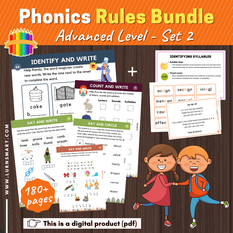 Teach Your Child to Read - Phonics Rules Bundle