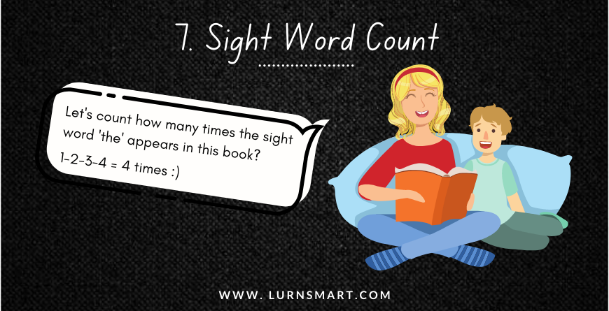 Sight word fun - Word Count Game